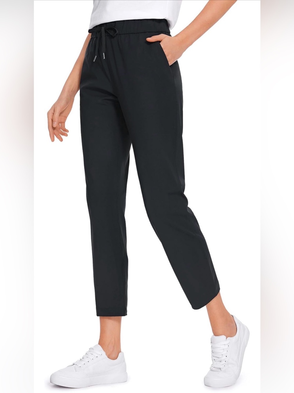 CRZ Yoga Cropped Golf Pant Black Size L